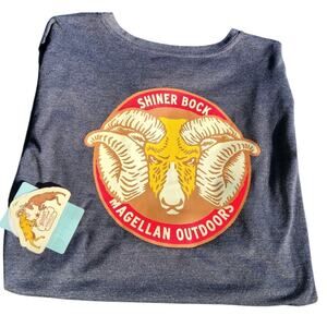 NWT MAGELLAN WOMENS LONG SLEEVE SHIRT SHINERBOCK BEER FISHING HUNTING SZ 2XL XXL